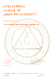 Cover image for International Journal of Group Psychotherapy, Volume 37, Issue 4, 1987