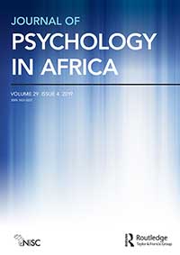 Cover image for Journal of Psychology in Africa, Volume 29, Issue 4, 2019