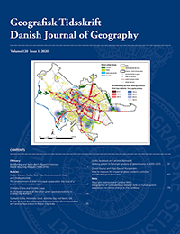 Cover image for Geografisk Tidsskrift-Danish Journal of Geography, Volume 120, Issue 1, 2020
