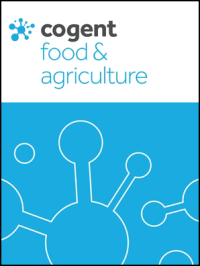 Cover image for Cogent Food & Agriculture, Volume 6, Issue 1, 2020