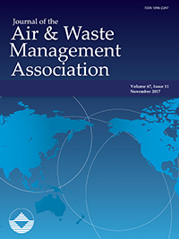 Cover image for Journal of the Air & Waste Management Association, Volume 67, Issue 11, 2017
