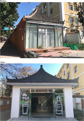 Figure 11. The Well No.2 site before and after revitalization. Source: by the authors.