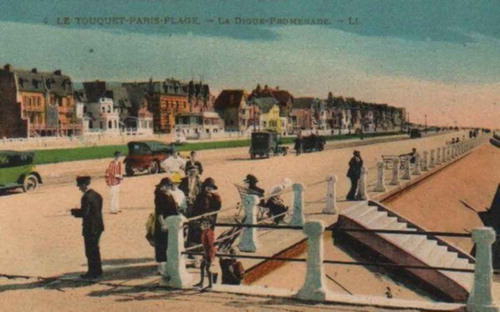Figure 2. Le Touquet-Paris-Plage, the seafront, 1932.Source: C. Pécout, Personal collection.