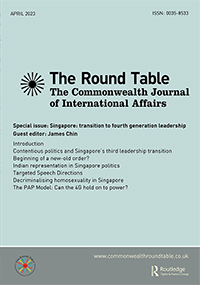 Cover image for The Round Table, Volume 112, Issue 2, 2023