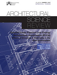 Cover image for Architectural Science Review, Volume 60, Issue 4, 2017