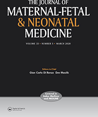 Cover image for The Journal of Maternal-Fetal & Neonatal Medicine, Volume 33, Issue 5, 2020