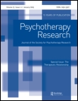 Cover image for Psychotherapy Research, Volume 20, Issue 6, 2010