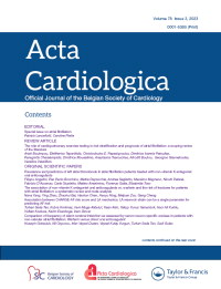 Cover image for Acta Cardiologica, Volume 78, Issue 3, 2023