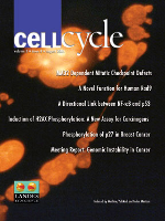 Cover image for Cell Cycle, Volume 3, Issue 8, 2004