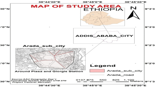 Figure 1. Map of the study area.