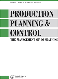 Cover image for Production Planning & Control, Volume 29, Issue 16, 2018