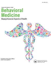 Cover image for Behavioral Medicine, Volume 49, Issue 3, 2023
