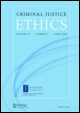 Cover image for Criminal Justice Ethics, Volume 29, Issue 2, 2010