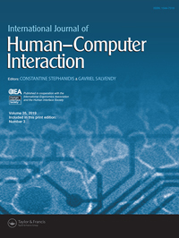 Cover image for International Journal of Human–Computer Interaction, Volume 35, Issue 3, 2019