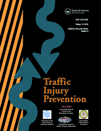 Cover image for Traffic Injury Prevention, Volume 19, Issue 6, 2018