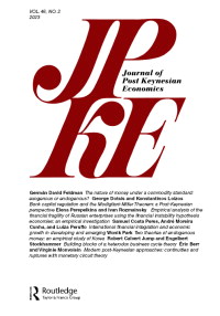 Cover image for Journal of Post Keynesian Economics, Volume 46, Issue 2, 2023