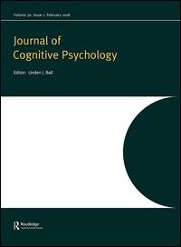 Cover image for Journal of Cognitive Psychology, Volume 8, Issue 1, 1996