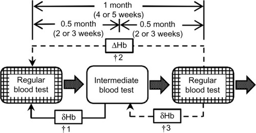 Figure 2 Blood test schedule.