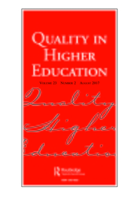 Cover image for Quality in Higher Education, Volume 23, Issue 2, 2017