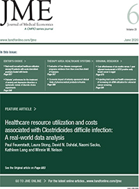 Cover image for Journal of Medical Economics, Volume 23, Issue 6, 2020