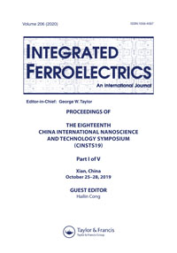 Cover image for Integrated Ferroelectrics, Volume 206, Issue 1, 2020