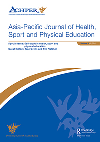 Cover image for Curriculum Studies in Health and Physical Education, Volume 6, Issue 3, 2015