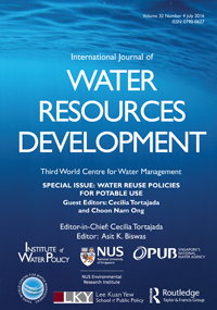 Cover image for International Journal of Water Resources Development, Volume 32, Issue 4, 2016