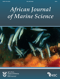 Cover image for African Journal of Marine Science, Volume 38, Issue 4, 2016