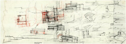 Figure 11. Sketches of Alvar Aalto for Villa Mairea. Credits: Alvar Aalto Archive.