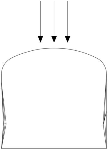 Figure 14. Schematic of rib spalling.