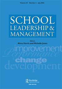 Cover image for School Leadership & Management, Volume 43, Issue 3, 2023