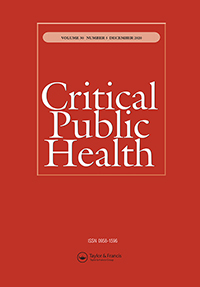 Cover image for Critical Public Health, Volume 30, Issue 5, 2020
