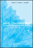 Cover image for Local Environment, Volume 13, Issue 6, 2008