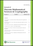 Cover image for Journal of Discrete Mathematical Sciences and Cryptography, Volume 9, Issue 3, 2006