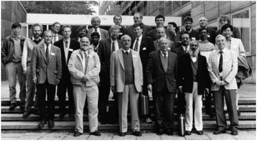 Figure 11. Participants of the Hannover workshop “Mapping from Space 1993”