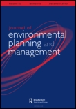 Cover image for Journal of Environmental Planning and Management, Volume 55, Issue 4, 2012