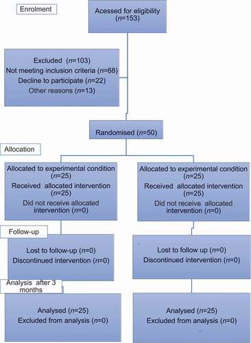 Figure 1. Consolidated Standards of Reporting Trials (CONSORT) flow chart.