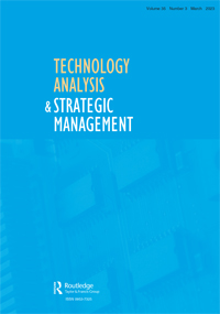 Cover image for Technology Analysis & Strategic Management, Volume 35, Issue 3, 2023
