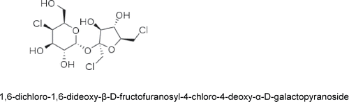 Figure 2. Chemical structure of sucralose.
