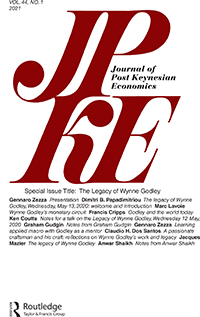 Cover image for Journal of Post Keynesian Economics, Volume 44, Issue 1, 2021