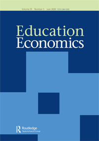 Cover image for Education Economics, Volume 31, Issue 3, 2023