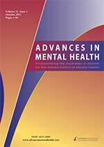 Cover image for Advances in Mental Health, Volume 12, Issue 1, 2013