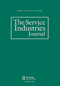 Cover image for The Service Industries Journal, Volume 38, Issue 9-10, 2018