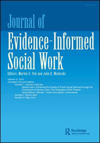 Cover image for Journal of Evidence-Based Social Work, Volume 13, Issue 6, 2016