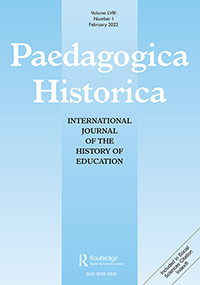 Cover image for Paedagogica Historica, Volume 58, Issue 1, 2022