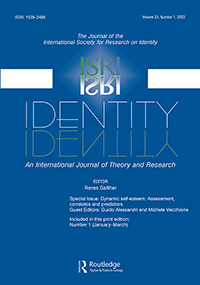 Cover image for Identity, Volume 23, Issue 1, 2023