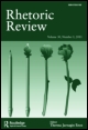 Cover image for Rhetoric Review, Volume 28, Issue 3, 2009