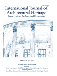 Cover image for International Journal of Architectural Heritage, Volume 15, Issue 1, 2021