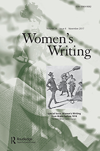 Cover image for Women's Writing, Volume 24, Issue 4, 2017