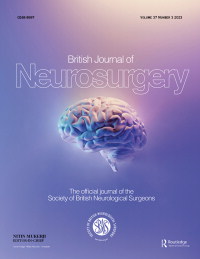 Cover image for British Journal of Neurosurgery, Volume 37, Issue 3, 2023